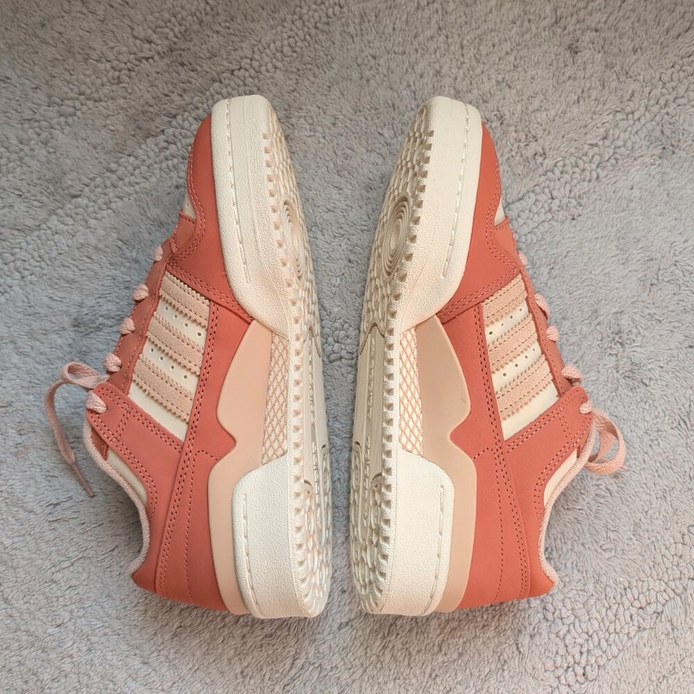 NWT adidas Originals Forum Low shoes (Size: 6, Clay / Halo Blush / White) - Picture 4 of 8